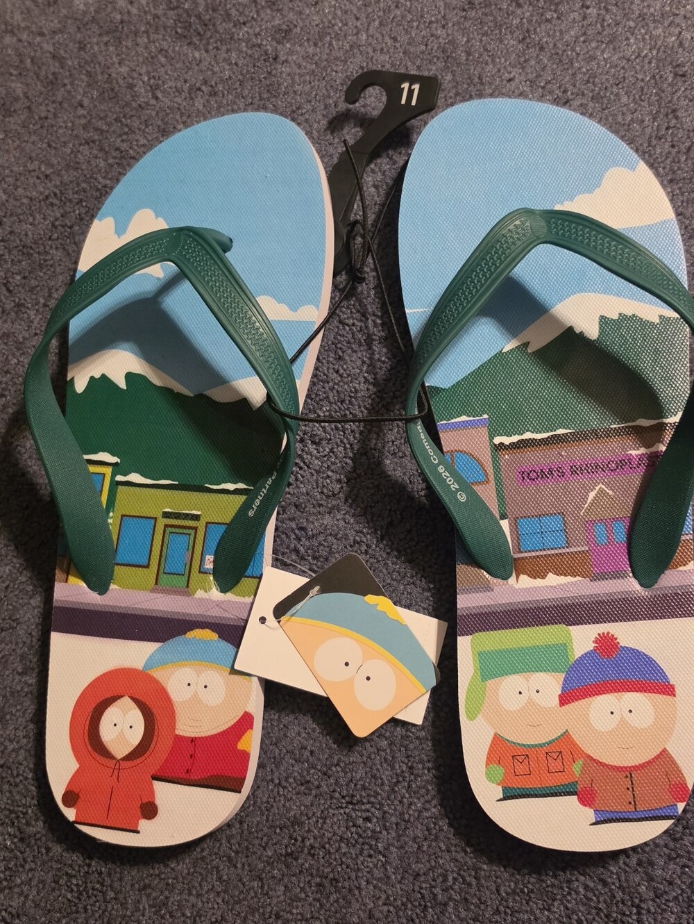 Character Flip FLOPS SOUTHPARK men size 11